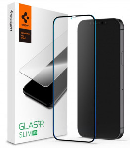   Spigen iPhone 12/12 Pro FC Black HD(1Pack) (AGL01512)