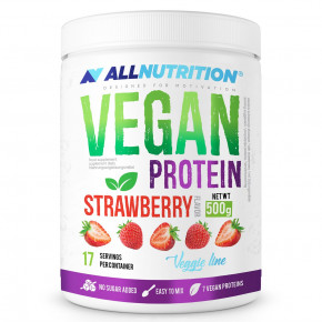  All Nutrition Vegan Protein - 500g Strawberry 100-66-7193175-20