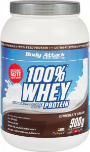  Body Attack 100% Whey Protein 900  (4384303705)