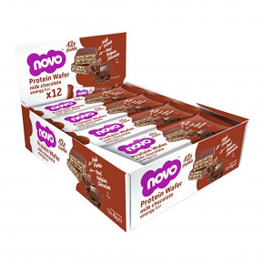  Novo Nutrition Protein Wafer bar 12x40g Milk Chocolate