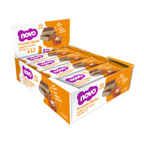  Novo Nutrition Protein Wafer bar 12x40g Salted Caramel