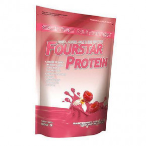  Scitec Nutrition Fourstar Protein 500g Raspberry vanilla