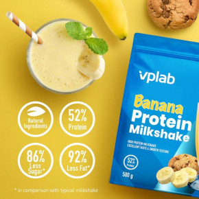  VPLab Protein Milkshake - 500g Banana  5