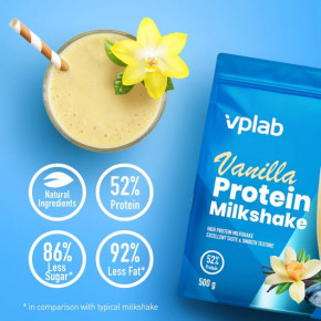  VPLab Protein Milkshake - 500g Vanilla  5