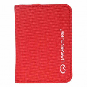  Lifeventure Recycled RFID Card Wallet raspberry (68257)