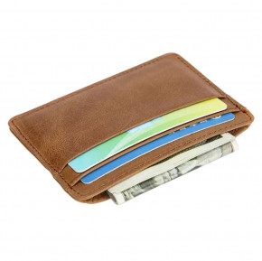  Primo Card Holder - Light Brown