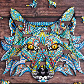   Lesko Alien Puzzle QJ-266 Wolf 13