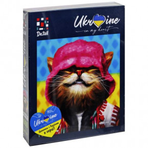  Smiling cat in pink hat  (DT1000-07)