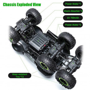  Max-2  / D824 6wd Rock Crawler Yajia 5