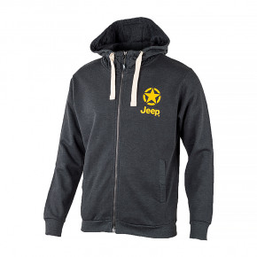  JEEP HOODED SWEATSHIRT FULL ZIP STAR&JEEP L (O102572-J867)