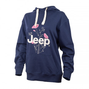  JEEP HOODED OVERSIZE SWEATSHIRT Botanical Print XS (O102606-A184)