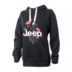  JEEP HOODED OVERSIZE SWEATSHIRT Botanical Print L (O102606-B000)