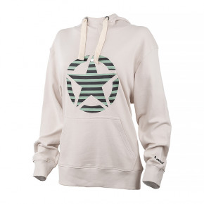  JEEP HOODED OVERSIZE SWEATSHIRT STAR Striped Print M (O102608-J863)