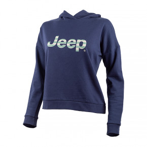  JEEP HOODED CROPPED SWEATSHIRT Striped Print XS (O102609-A184)