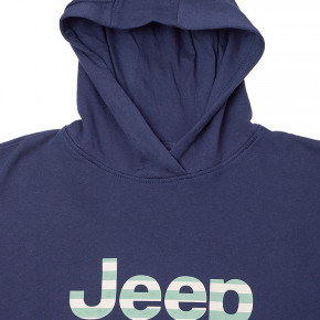  JEEP HOODED CROPPED SWEATSHIRT Striped Print XS (O102609-A184) 4