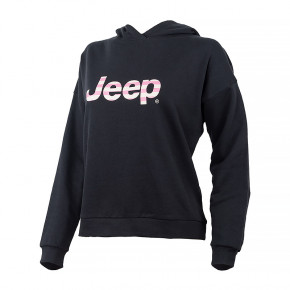  JEEP HOODED CROPPED SWEATSHIRT Striped Print M (O102609-B000)