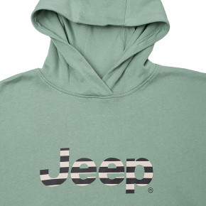  JEEP HOODED CROPPED SWEATSHIRT Striped Print S (O102609-E854) 4