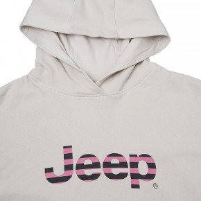  JEEP HOODED CROPPED SWEATSHIRT Striped Print S (O102609-J863) 4