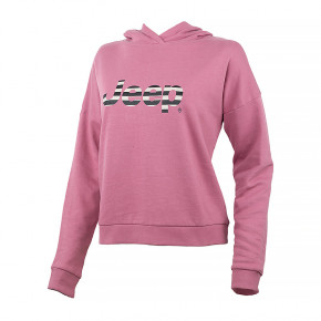  JEEP HOODED CROPPED SWEATSHIRT Striped Print L (O102609-P490)