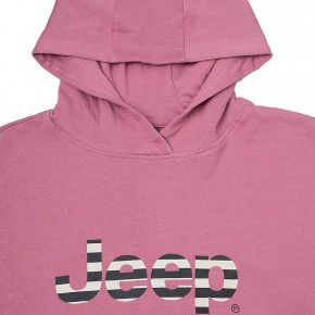  JEEP HOODED CROPPED SWEATSHIRT Striped Print L (O102609-P490) 4