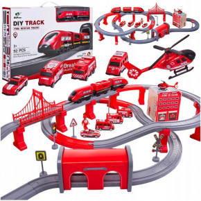   Diy Track Fire Rescue Train  