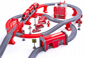   Diy Track Fire Rescue Train   4