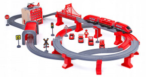   Diy Track Fire Rescue Train   7