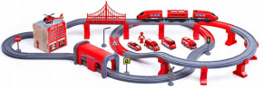   Diy Track Fire Rescue Train   8