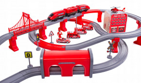   Diy Track Fire Rescue Train   10