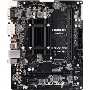   ASRock J4025M (Intel Dual-Core 2.9GHz, 2xDDR4, D-Sub, HDMI, DV-D, 1+2 PCIe, 2xSATAIII, mATX) (J4025M)