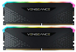   DDR4 2x32GB/3200 Corsair Vengeance RGB RS Black (CMG64GX4M2E3200C16)