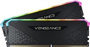   DDR4 2x32GB/3200 Corsair Vengeance RGB RS Black (CMG64GX4M2E3200C16) 3