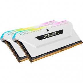   DDR4 2x16GB/3600 Corsair Vengeance RGB Pro SL White (CMH32GX4M2D3600C18W) 3