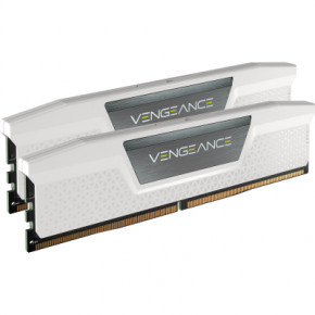     DDR5 64GB (2x32GB) 5600 MHz Vengeance White Corsair (CMK64GX5M2B5600C40W) 3