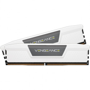     DDR5 64GB (2x32GB) 5600 MHz Vengeance White Corsair (CMK64GX5M2B5600C40W) 4