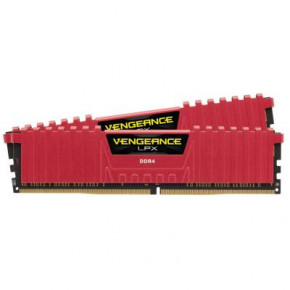   DDR4 2x16GB/3000 Corsair Vengeance LPX Red (CMK32GX4M2B3000C15R)