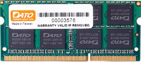   SO-DIMM 8GB/1600 DDR3 Dato (DT8G3DSDLD16)