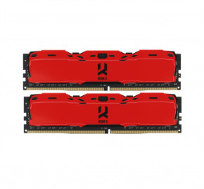   DDR4 2x4GB/3000 Goodram Iridium X Red (IR-XR3000D464L16S/8GDC)