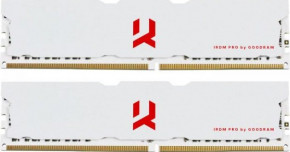   GOODRAM IRDM PRO Crimson White DDR4-3600 32Gb KIT (2x16GB) (IRP-C3600D4V64L18/32GDC)