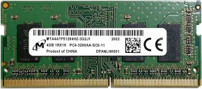  Micron 4Gb SO-DIMM DDR4 3200 MHz (MTA4ATF51264HZ-3G2J1)