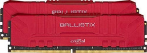  Micron Crucial DDR4 3000 32GB KIT (16GBx2) Ballistix Red (BL2K16G30C15U4R)