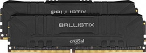  Micron Crucial DDR4 2666 16GB KIT (8GBx2) Ballistix Black (BL2K8G26C16U4B)