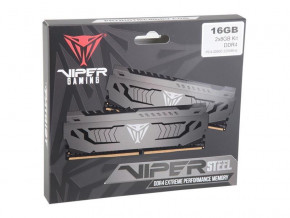  ' Patriot DDR4 3200 16GB KIT (8GBx2) Viper Steel (PVS416G320C6K) (2)