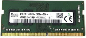  SK hynix 4Gb SO-DIMM DDR4 2666 MHz (HMA851S6DJR6N-VK)