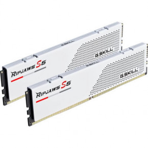     DDR5 32GB (2x16GB) 5200 MHz Ripjaws S5 Matte White G.Skill (F5-5200J4040A16GX2-RS5W) 3