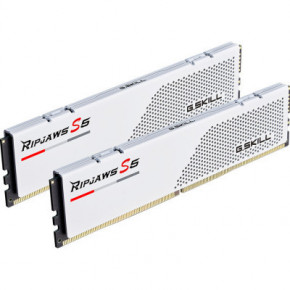     DDR5 32GB (2x16GB) 5600 MHz Ripjaws S5 Matte White G.Skill (F5-5600J3036D16GX2-RS5W) 3