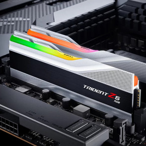   G.Skill Trident Z5 RGB Silver DDR5-6000 32GB (2x16GB) CL32-38-38-96 1.35V 6