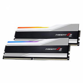  ' G. Skill Trident Z5 RGB Silver DDR5-6000 64GB (2x32GB) CL32-38-38-96 1.40V 4