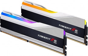  ' G. Skill Trident Z5 RGB Silver DDR5-6000 64GB (2x32GB) CL32-38-38-96 1.40V 3