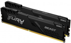   Kingston DDR4 3200 64GB KIT (32GBx2) Fury Beast (KF432C16BBK2/64) 3